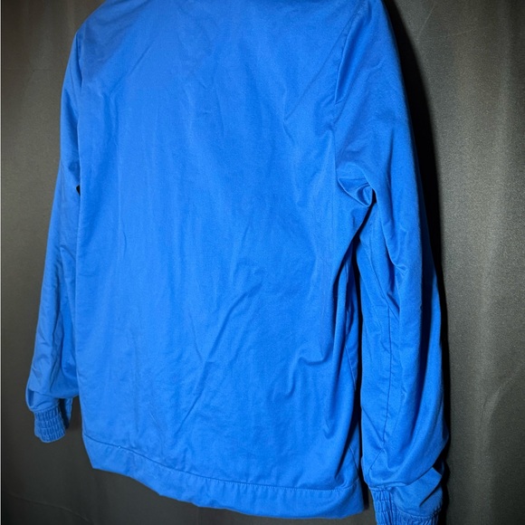 UA Buttersoft Fleece-Lined Scrub Coat Jacket Unisex Women’s M Men’s S Royal Blue - Picture 4 of 9
